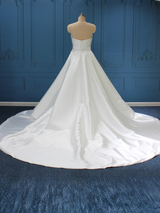 Pleated Wedding Dress