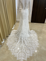 Beach Wedding Dress With Long Train