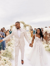 Off The Shoulder Lace Bridal Gown