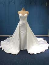 Pleated Wedding Dress
