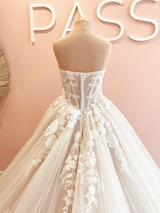 Corset Wedding Gown With Long Train