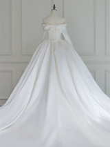 Wedding Dress With Long Trail