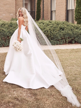 Side Slit Bridal Gown