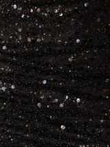 Black Squined Homecoming Short Dress