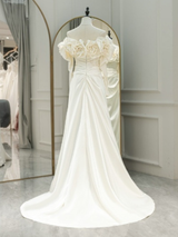 Off White Mermaid Wedding Dress