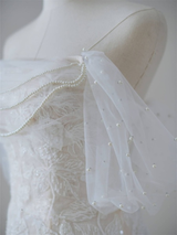 Off The Shoulder Lace Bridal Gown