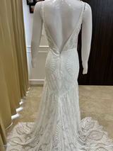 Beach Wedding Dress With Long Train