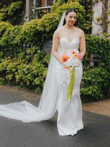 Pleated Wedding Dress