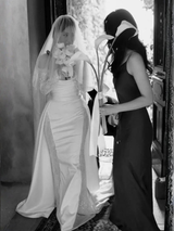 Long Sleeves White Wedding Dress